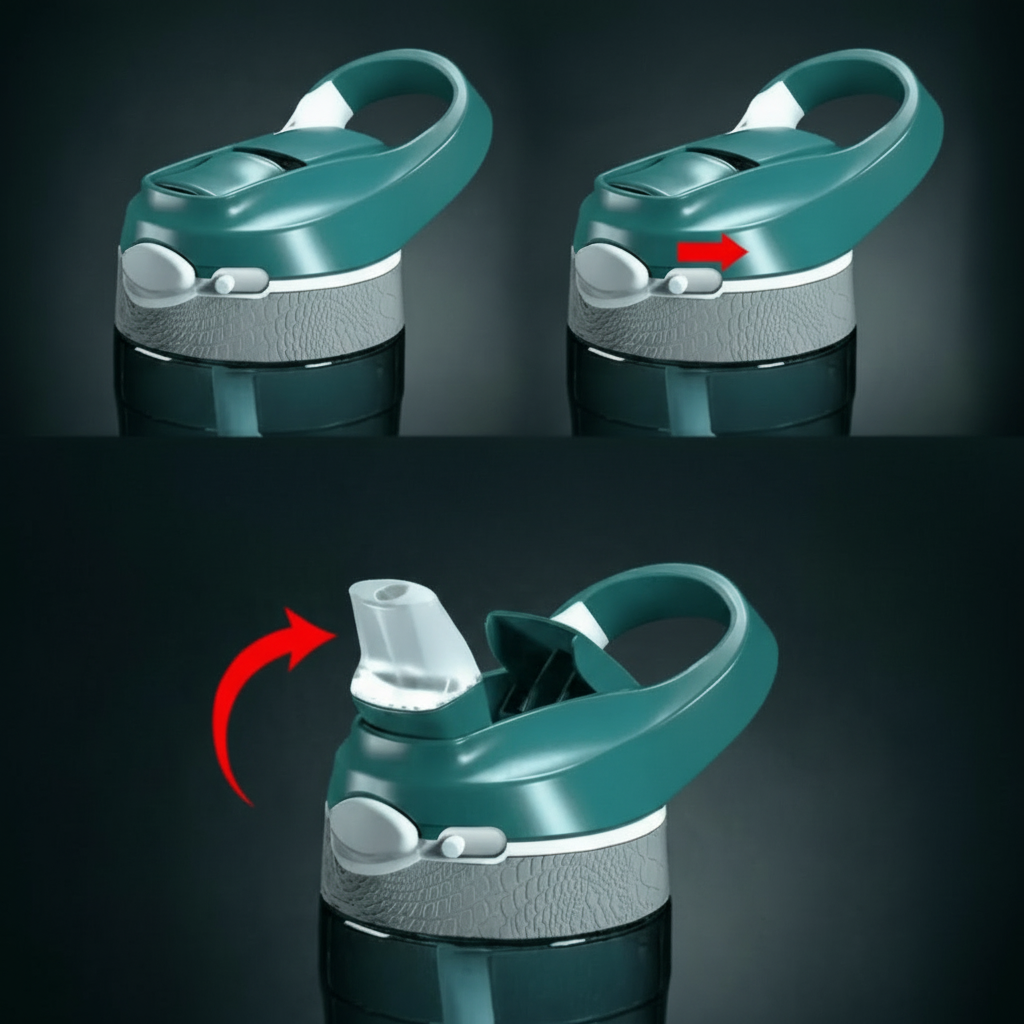 Gourde sportive titan polyvalente