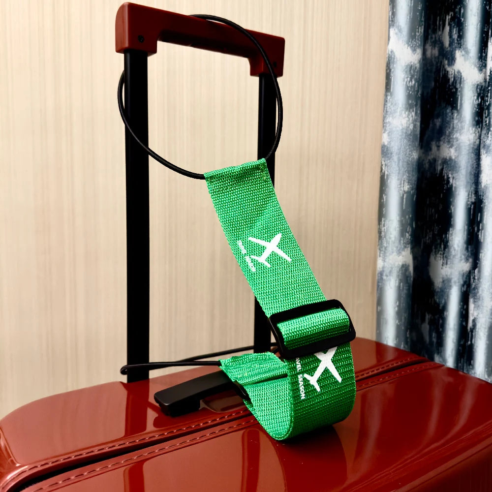 Sangle de Bagage Réglable en Nylon Géométrique Clyine pour Voyage Léger