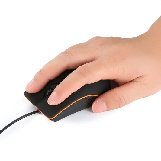Souris filaire USB 1200 DPI vue de dessus