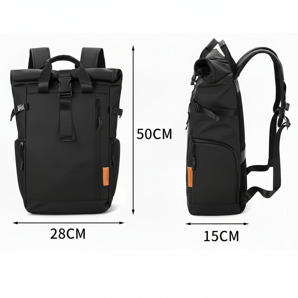 Sac à dos compact et fonctionnel pour déplacements professionnels et scolaires