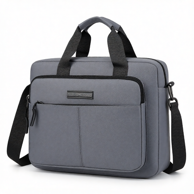 Porte-document portable en nylon imperméable noir