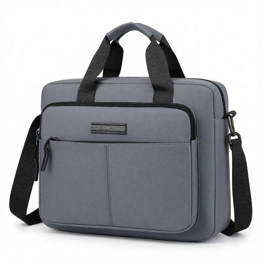 Porte-document portable en nylon imperméable noir