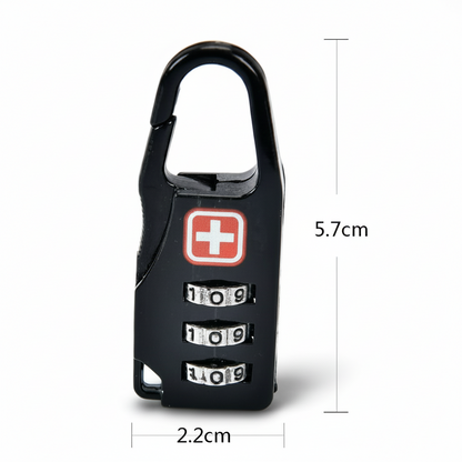 Serrure à combinaison pour valise et sac à dos