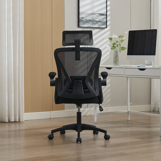 Chaise de bureau ergonomique avec support lombaire ajustable