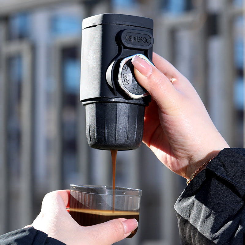 Machine à café manuelle avec réservoir 100ml