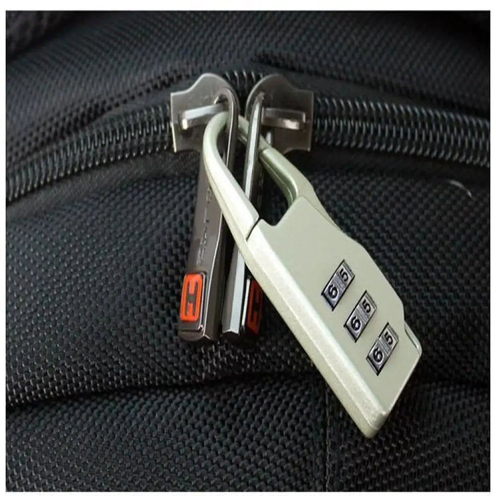 Mini cadenas à code personnalisable noir et crème