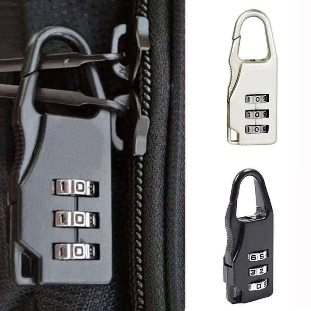 Cadenas à code 3 chiffres pour bagage et journal intime