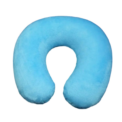 Oreiller de nuque gonflable avec revêtement doux