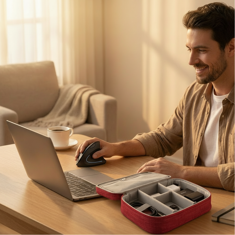 Accessoire de télétravail ergonomique pour bureau minimaliste