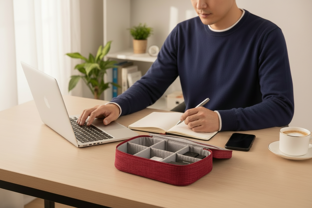 Support ergonomique pour ordinateur portable utilisé en déplacement
