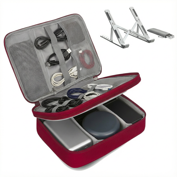 Pack d'accessoires ergonomiques pour télétravail et bureau nomade