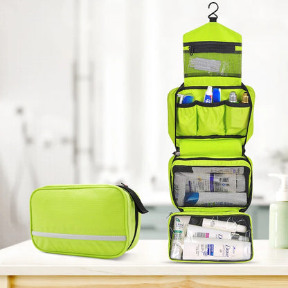 Sac cosmétique étanche avec fermeture éclair pour voyage