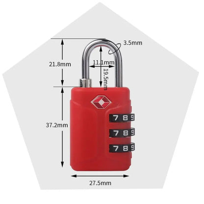 Cadenas voyage TSA compact et durable
