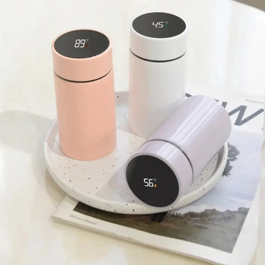 Thermos en acier inoxydable - vue de côté