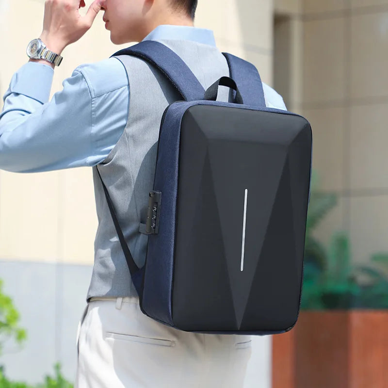 Sac à dos anti-vol avec fermetures sécurisées pour protection des effets personnels