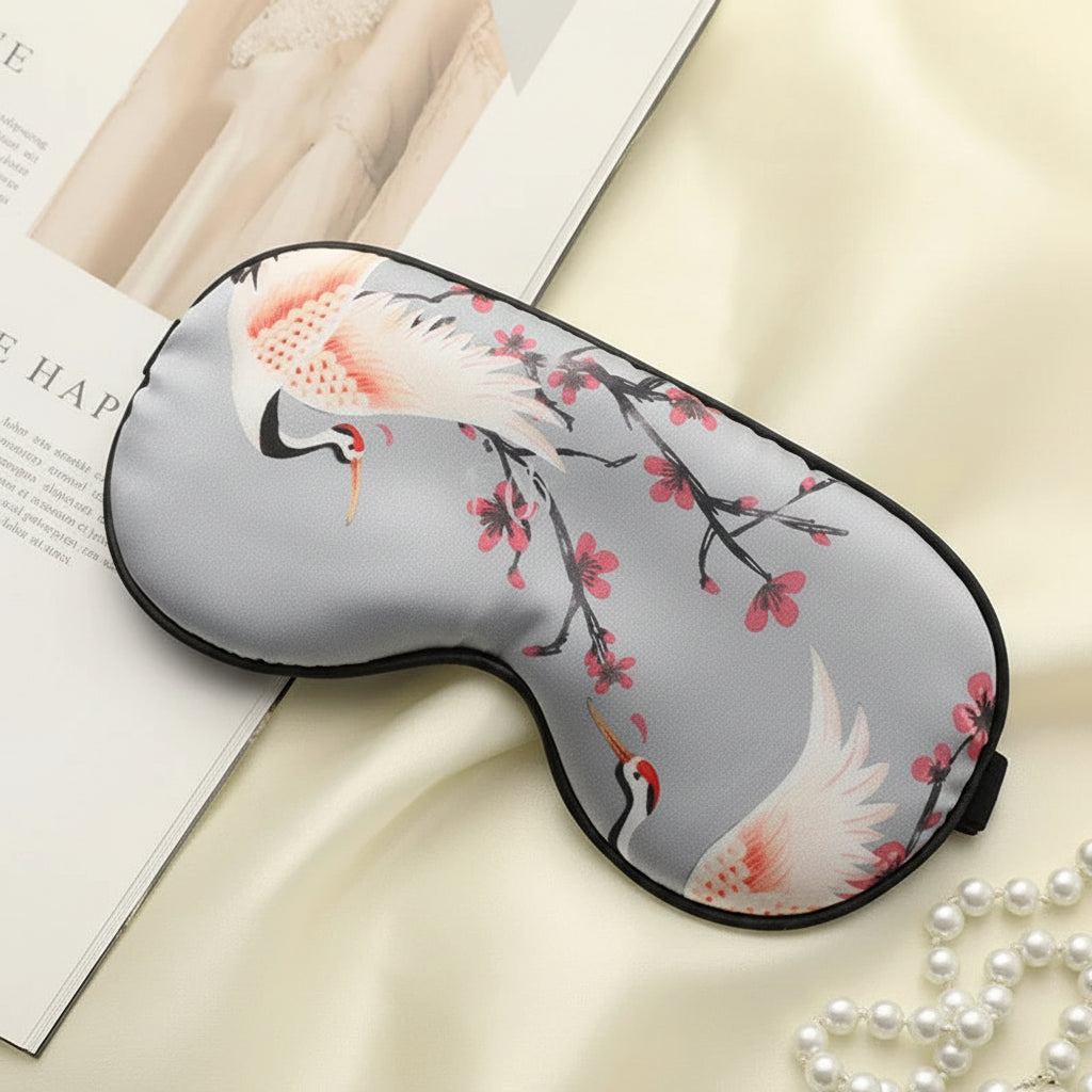 Masque de sommeil respirant couleur gris