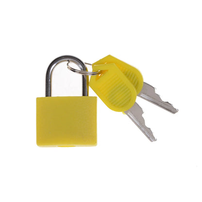 Petit cadenas en acier avec clés - vue d'ensemble