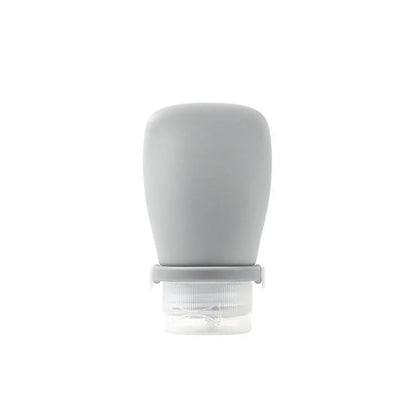 Flacon de Voyage Rechargeable en Silicone - Tube Souple Anti-Fuite 30ml 60ml 90ml pour Shampoing et Gel Douche