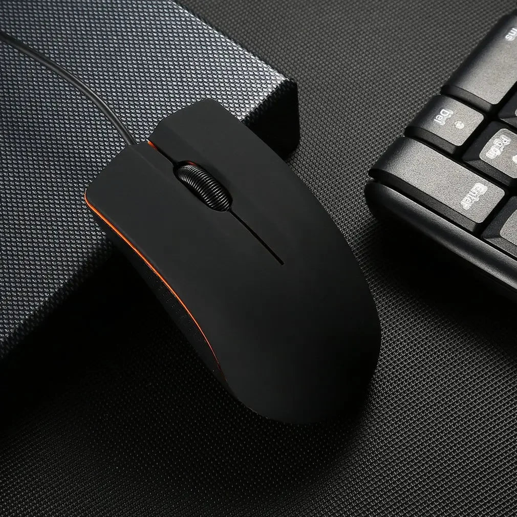 Souris filaire USB patins antidérapants