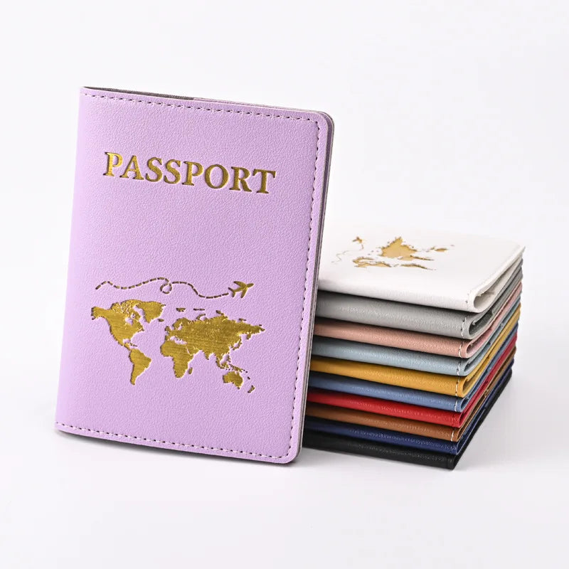 Étui de protection passeport style marbre moderne