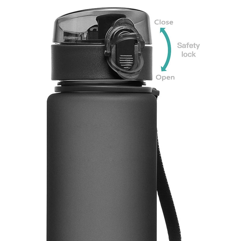 Bouteille d'eau plastique PC certifiée CE lavable au lave-vaisselle