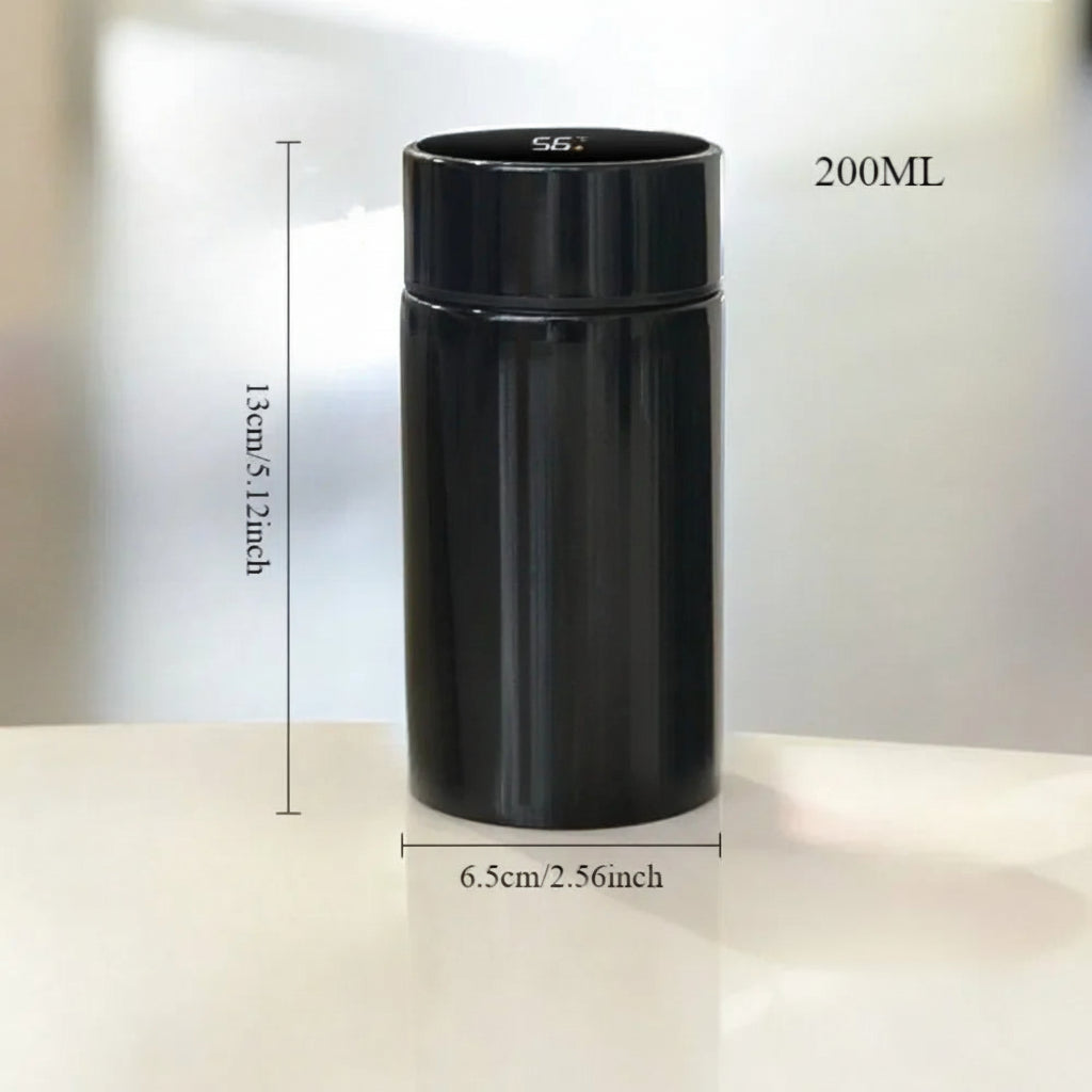 Bouteille thermos en acier - vue de face