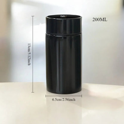 Bouteille thermos en acier - vue de face