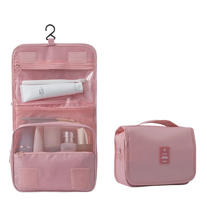 Trousse cosmétique de voyage - détail des poches