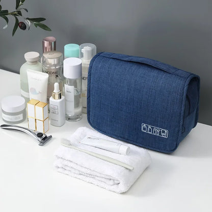 Étui cosmétique portable avec zip