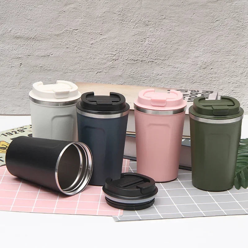 Tasse à café isotherme en acier inoxydable - vue principale