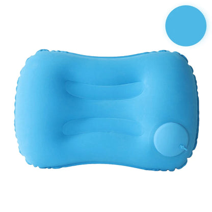 Oreiller Cervical Gonflable Portable - Coussin de Voyage Détachable et Lavable