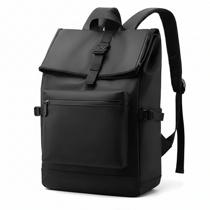 Sac à dos urbain noir pour homme - Vue principale rucksack business de qualité