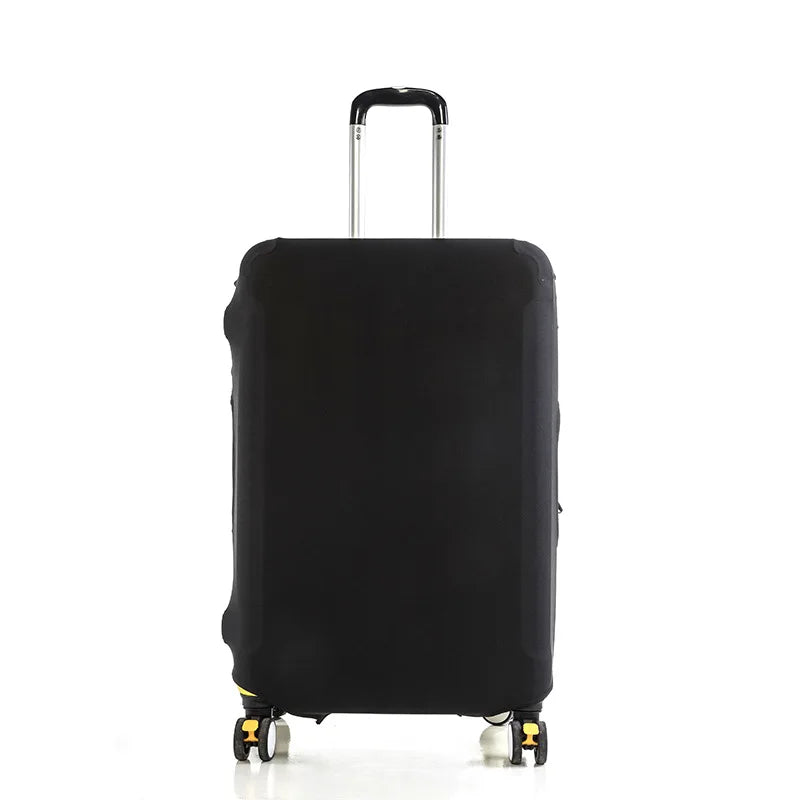 Protection de valise en tissu extensible couleur unie