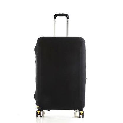 Protection de valise en tissu extensible couleur unie