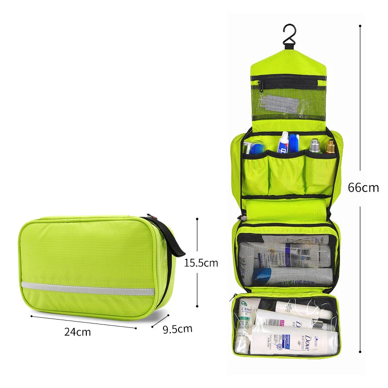 Sac de toilette compact pour valise cabine avec crochet