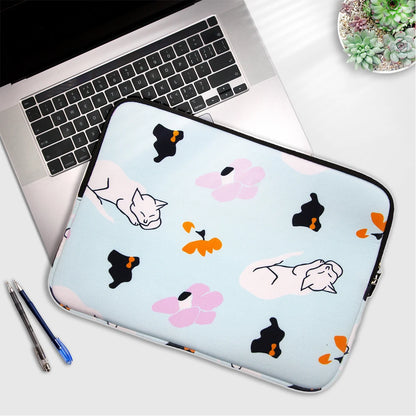 Pochette intérieure à motifs kitty pour ordinateur portable