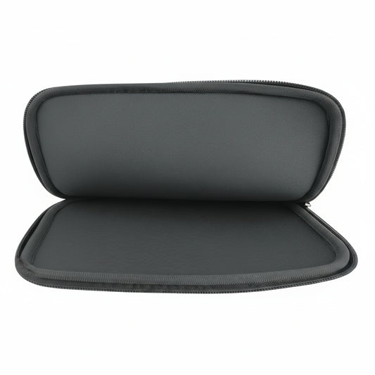 Étui protection MacBook Premium - Vue arrière grise sur fond blanc