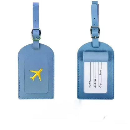 Étiquette de Bagage en Cuir Durable pour Voyage