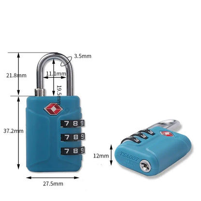 Cadenas combinaison 3 chiffres sécurité bagages