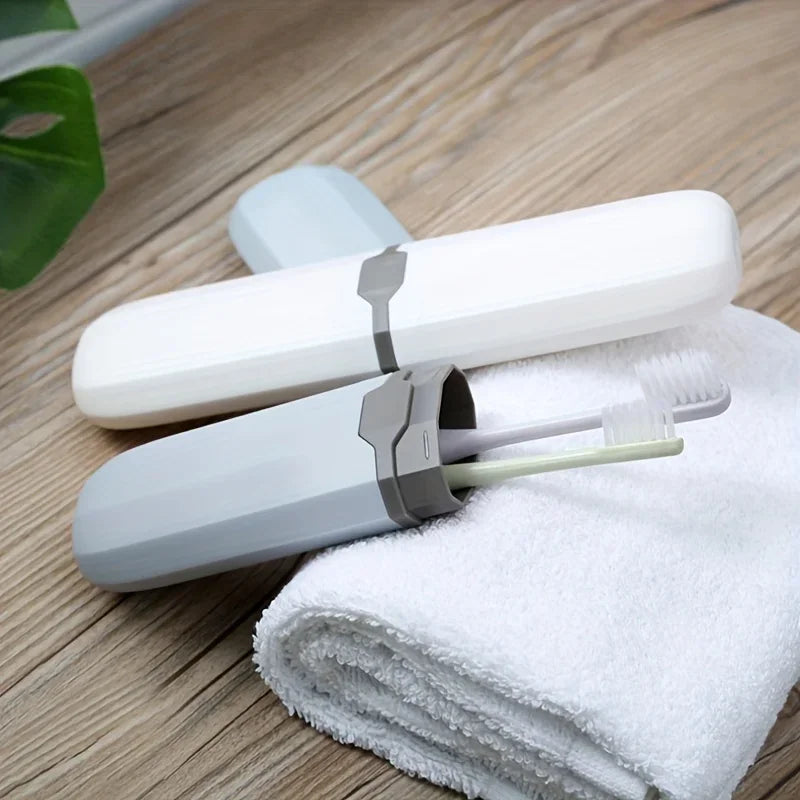 Boîte de rangement pour brosse à dents portable