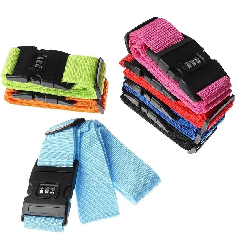 Ceinture de bagage réglable avec combinaison à 3 chiffres