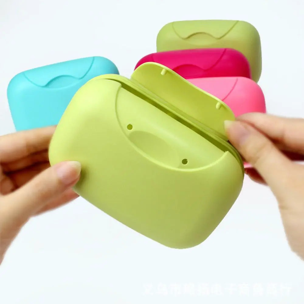 Porte-savon plastique vert