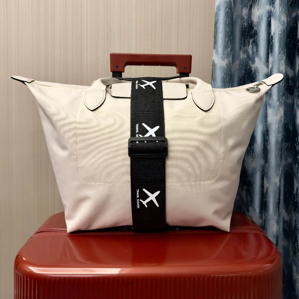 Sangle de Bagage Réglable en Nylon Géométrique Clyine pour Voyage Léger