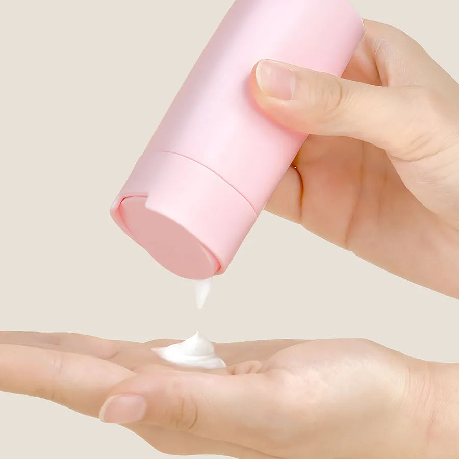 Bouteille rechargeable vue de dessus