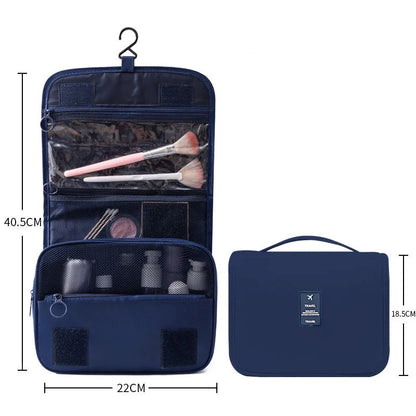 Trousse de toilette suspendue avec compartiments