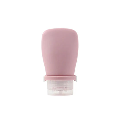 Flacon de Voyage Rechargeable en Silicone - Tube Souple Anti-Fuite 30ml 60ml 90ml pour Shampoing et Gel Douche