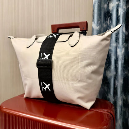 Sangle de voyage nylon 65cm motif géométrique