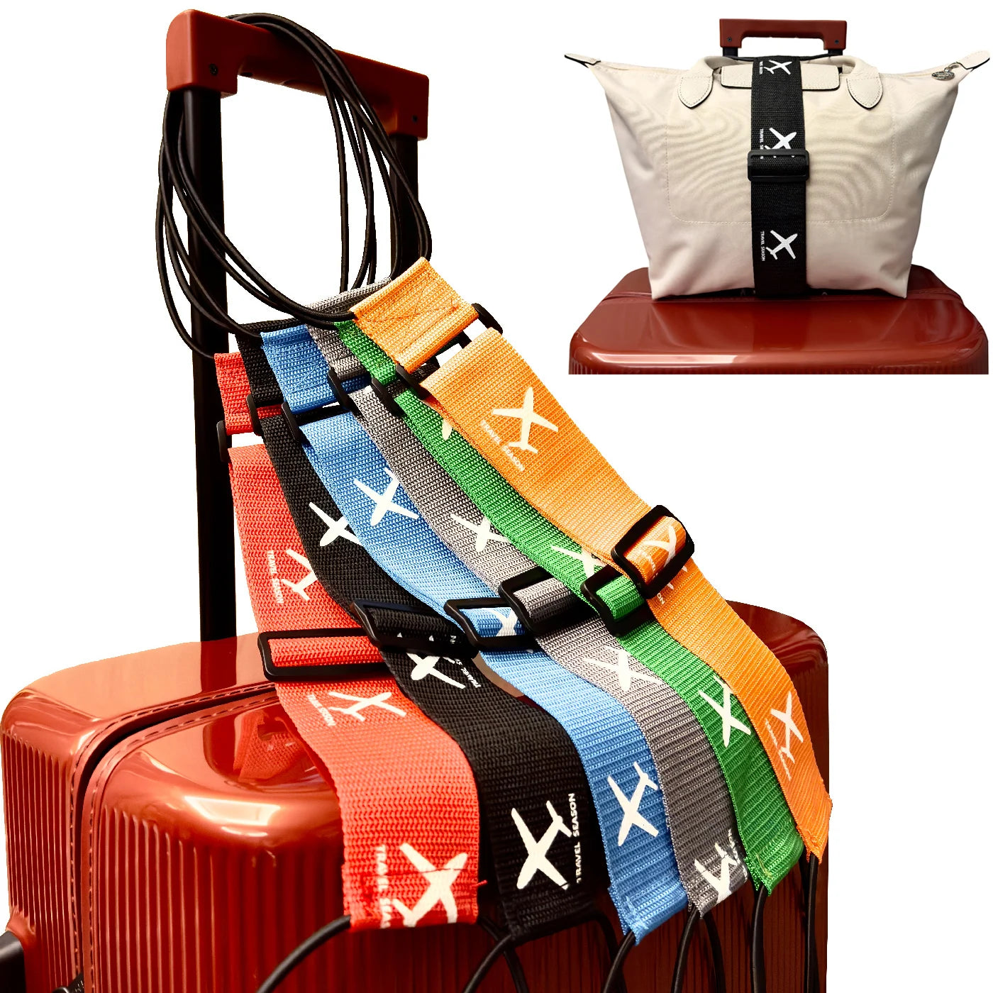 Accessoire de voyage en nylon Clyine motif géométrique