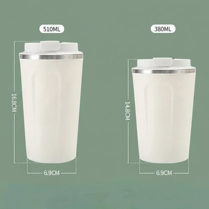 Mug café portable en inox - détail du couvercle