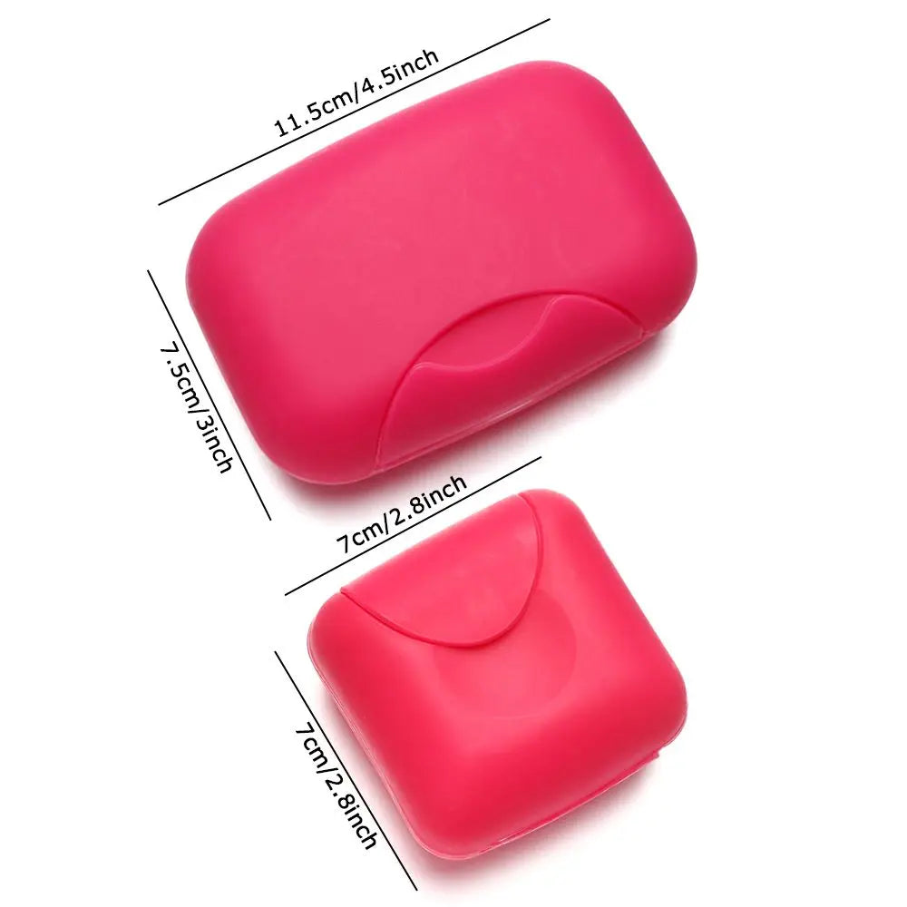 Porte-savon plastique bleu